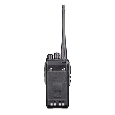 Rádio UHF Walkie Talkie Prateado Preto 5W Potência de saída 3800mAh Intercomunicadores Woki Toki