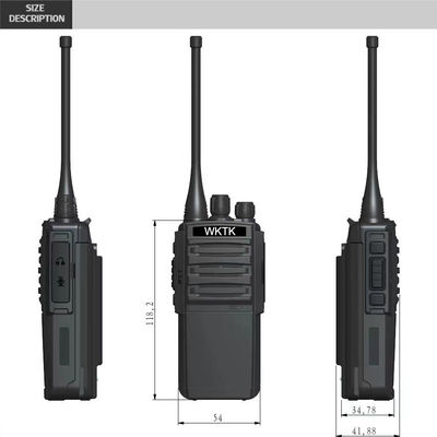Portátil VHF UHF Two Way Radio 3W Potência de saída Perfeito para hotéis restaurantes intercom