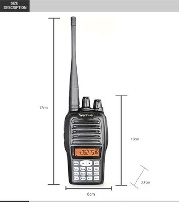 OEM Customize Walkie Talkie Tipo 4G POC WH118 Rádio Digital Preto UHF VHF Profissional