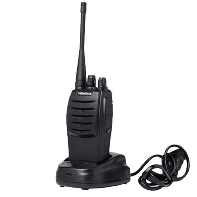 Rádio portátil profissional de duas vias com scrambler de voz e design leve