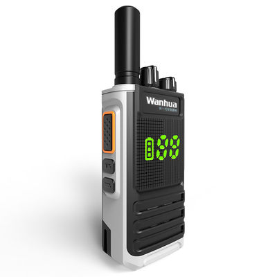 Intervalo de frequência personalizável Walkie-Talkie de célula de grande capacidade com função de exibição