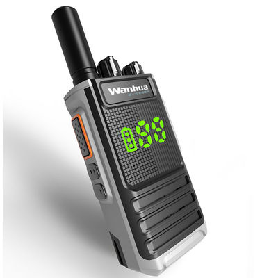 Intervalo de frequência personalizável Walkie-Talkie de célula de grande capacidade com função de exibição