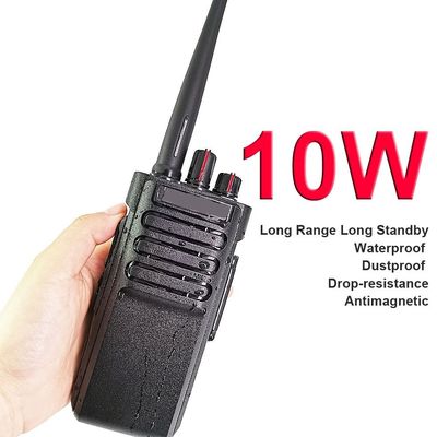 Modas Rádio portátil Walkietalkie VHF UHF Intercoms analógicos 10W Walkie Talkies IPX7