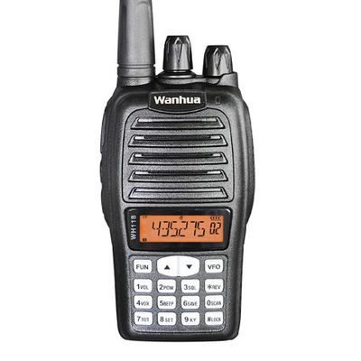Wanhua WH118 Rádio portátil de banda dupla 189g Walkie Talkie para comunicação de longa distância