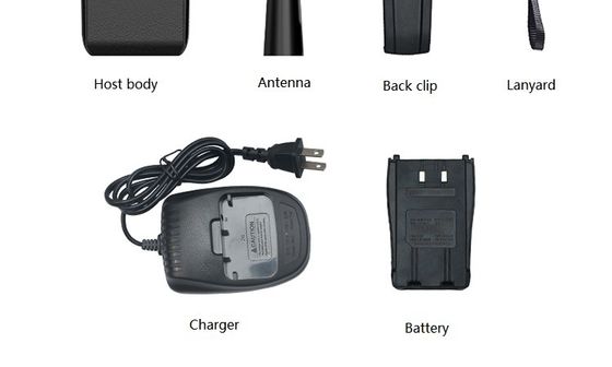 Walkie-Talkies portáteis WANHUA HTD502 com alcance de conversação de 0-5 km