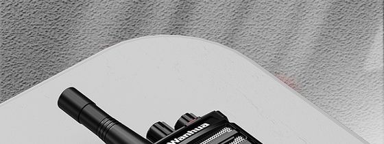 Walkie-Talkies portáteis WANHUA HTD502 com alcance de conversação de 0-5 km