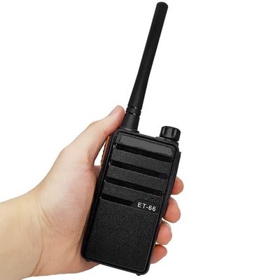Mini Two Channel Scanning Walkie Talkie Set ET-66 para comunicação de longa distância