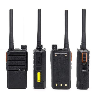 Mini Two Channel Scanning Walkie Talkie Set ET-66 para comunicação de longa distância