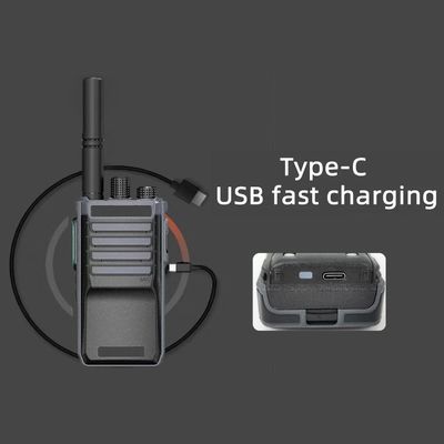 Faixa de frequência 400-470MHz Professional Walkie Talkie com WiFi e design à prova d'água