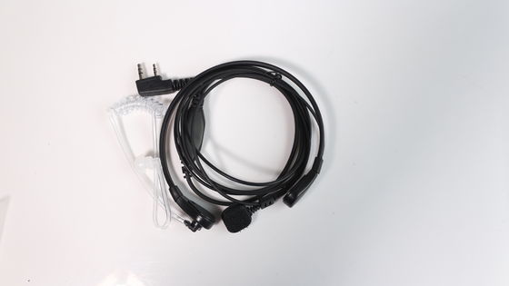 Microfone Fones de ouvido para Icom Radios de duas vias Walkie-talkie Air Tube Tempo de atraso sem fio