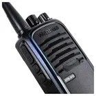 Radiofrequência de longa distância Walkie Talkie preto de duas vias para atividades ao ar livre