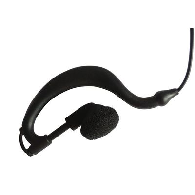 G Shape Ear Hook Earphone Handsfree In-Line Ptt Headset para Comunicação Walkie Talkie