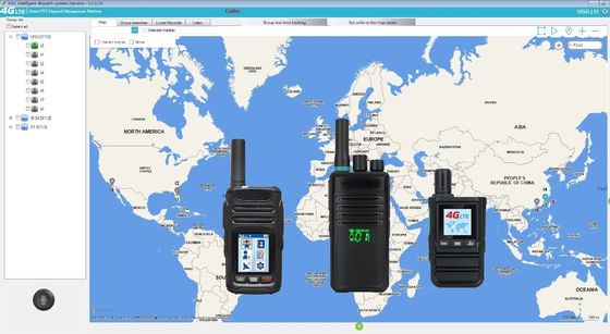 Walkie-talkie portátil para gestão de propriedades à prova de pó e à prova d'água 20,5*16,5*6cm