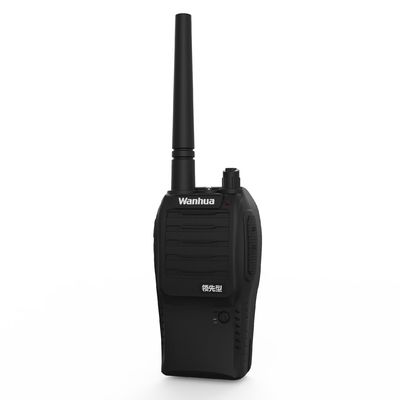 Wanhua S6 Black 4G POC Walkie Talkie com bateria Li-ion de 3,7 V e banda dupla UHF/VHF