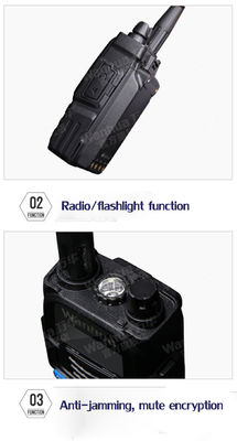 5W VHF UHF Dual Band Transceiver de rádio para rádio portátil de duas vias Walkie Talkie