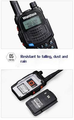 5W VHF UHF Dual Band Transceiver de rádio para rádio portátil de duas vias Walkie Talkie