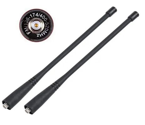 Superbat VHF UHF Antenna dobrável CS Táctica de dupla banda leve 10g PC Material ABS