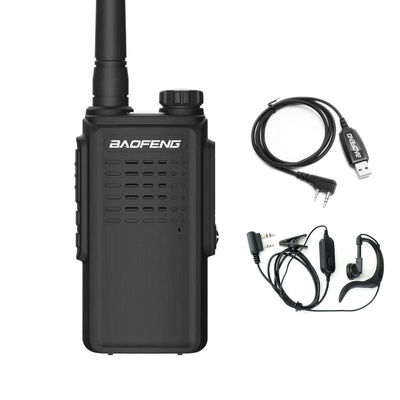 Terminal portátil de estilo 5W de banda dupla UHF Ham Walkie Talkie para comunicação de intercomunicadores