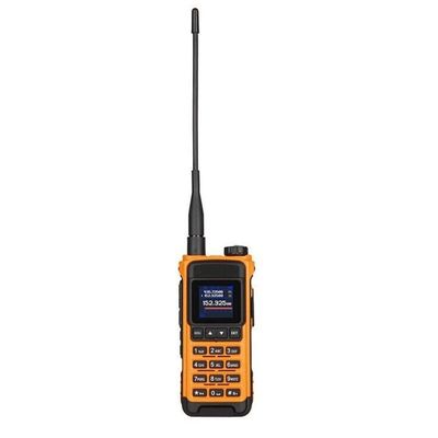 VHF 136-174 MHz Transceptor IC-U86 UHF 400-470MHz Radio Walkie Talkie Duas vias Preto