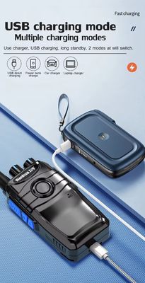 Sistema de intercomunicação Walkie Talkie portátil para bancário 103*61*33MM 16 canais de armazenamento