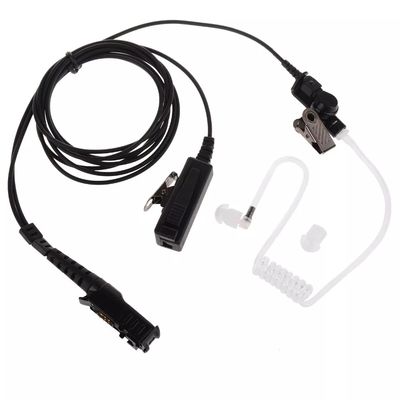 Mofo privado sem tubo de ar PPT fone de ouvido com fio para P6600 P6620 XPR3300 XPR3500 Radio Comunicador Headset