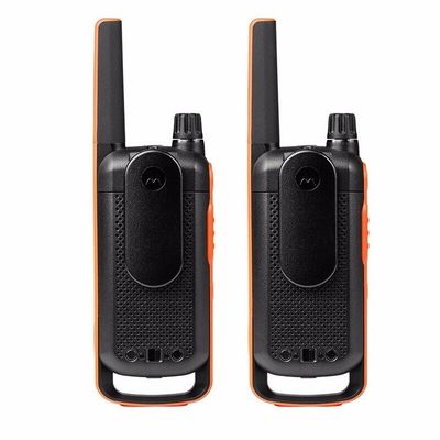 T82 GMRS Rádio Mini Walkie Talkie 20 canais 1-10km Distância Lâmpada de mão Laranja