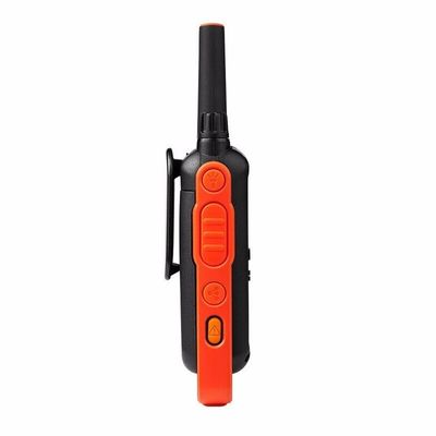 T82 GMRS Rádio Mini Walkie Talkie 20 canais 1-10km Distância Lâmpada de mão Laranja