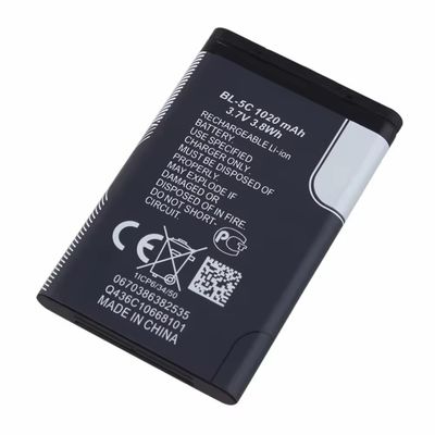 Bateria recarregável de iões de lítio BL-5C para Nokia1100 1600 E60 N70