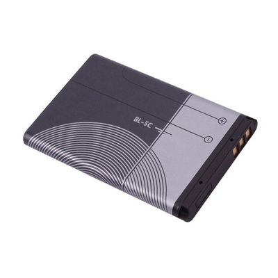 Bateria de lítio BL-5C de longa duração para Nokia1100 1600 E60 N70 Vida útil Mais de 500 vezes