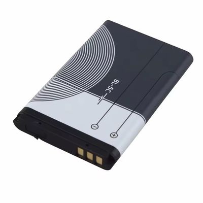 Bateria de lítio BL-5C de longa duração para Nokia1100 1600 E60 N70 Vida útil Mais de 500 vezes