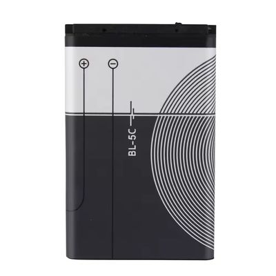 Bateria de lítio BL-5C de longa duração para Nokia1100 1600 E60 N70 Vida útil Mais de 500 vezes