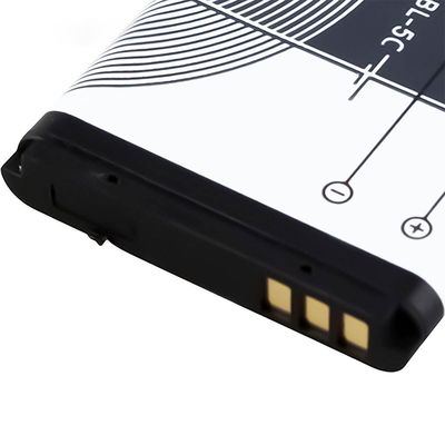 Baterias recarregáveis de telemóvel BL-5C Liion para Nokia 6600 6230 3650 E50 N70 1100 6268 E70 3.7V 1020mAh