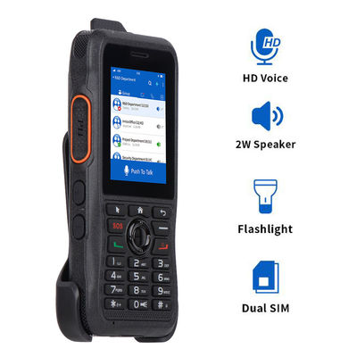 Rede 4G Rádio de duas vias Zello T310 Rugged 4G Poc Telefone Móvel com teclado pequeno de 2,4 polegadas