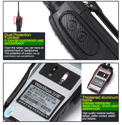 Wanhua WH27 Walkie Talkie de longo alcance Rádio bidirecional com faixa de temperatura de -30 a 60 °C