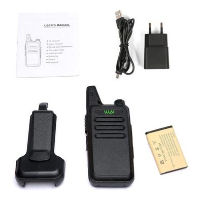 Transceptor portátil de 16 canais MINI WLN KD-C1 para comunicador de camarão Radio Walkie Talkie