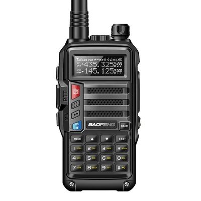 Rádio portátil VHF UHF 10km de longo alcance 5W portátil AS-53 BaoFeng Walkie Talkie