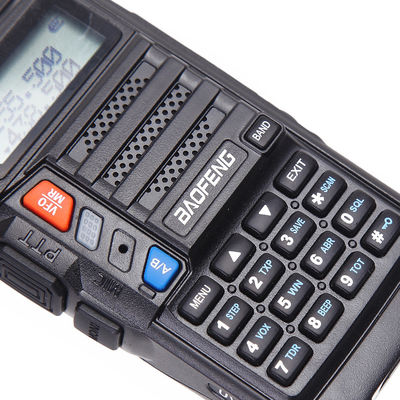 Rádio portátil VHF UHF 10km de longo alcance 5W portátil AS-53 BaoFeng Walkie Talkie