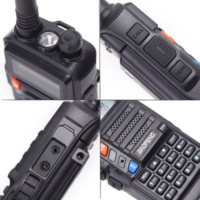 Rádio portátil VHF UHF 10km de longo alcance 5W portátil AS-53 BaoFeng Walkie Talkie
