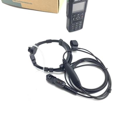 Motorola MTP3150 3250 6750 Micrófono de garganta pesado com fones de ouvido de tubo acústico