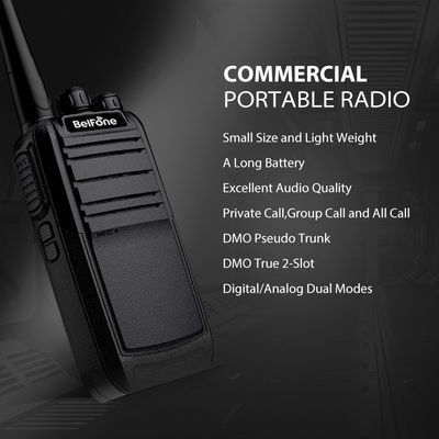 Belfone DMO Pseudo Trunk VHF/UHF Walkie Talkie BF-TD506 128 Canal de armazenamento e modos duplos