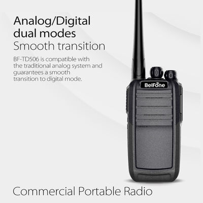 Belfone DMO Pseudo Trunk VHF/UHF Walkie Talkie BF-TD506 128 Canal de armazenamento e modos duplos