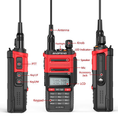 Radio móvel digital Walkie Talkie Baofeng BF UV 9R UV9R PRO IP68 Transceptor à prova d'água