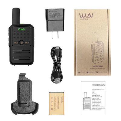 WLN KD-C56B FCC Certificado 2W UHF Mini Size Handheld Two Way Radio Walkie Talkie