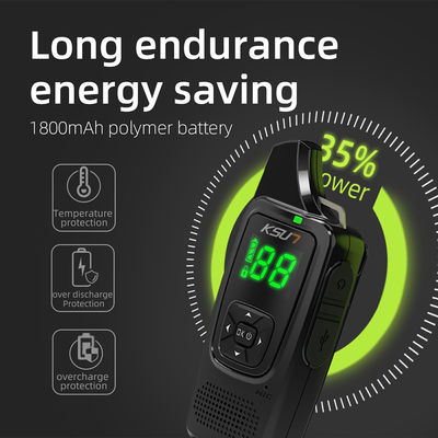 Modelo de terminal portátil Rádio bidirecional KSUN V6 Display oculto UHF Wireless Portable PTT