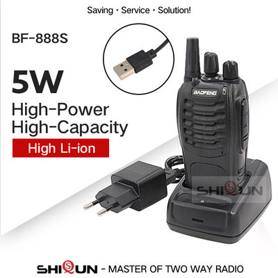 BF-888s Baofeng Walkie Talkie Dual Band Ham Radio BF888S Transceptor UHF Rádio de duas vias