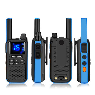 CE homologado KST AT100 Walkie Talkie à prova d'água com auricular de dente azul para T82 T80 T62