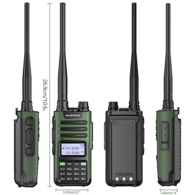 UV13 Pro Two Way Radio GMRS 136-174/400-520MHz Walkie Talkie com carregador tipo-C