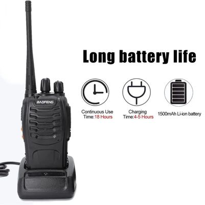 BAOFENG BF-888S Banda única 400-470mhz Walkie Talkie de rádio de mão de duas vias