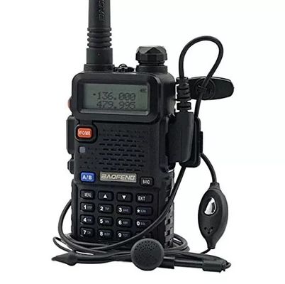 136-174MHz 400-470MHz Baofeng UV5R 8w Dual Band Walkie Talkie para Aventuras ao Ar Livre
