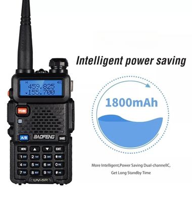 5 cores Vhf Walkie Talkie Dual Band Digital Baofeng Uv-5r Rádio de duas vias para Ham Radio